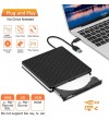 External USB CD/DVD Optical Drive - Mac and Windows Compatible