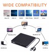 External USB CD/DVD Optical Drive - Mac and Windows Compatible